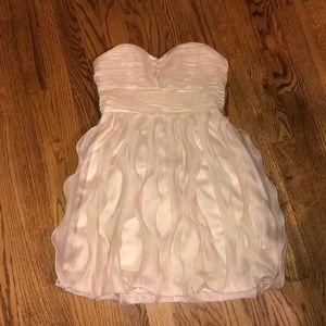 Strapless homecoming dress